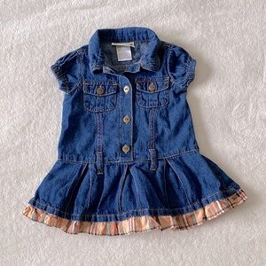 Carter’s Baby Girl Retro Denim Dress 18 Months